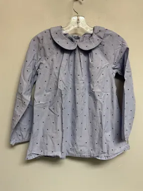 Alice a Paris Size 10 Blue Cotton Big Girls Blouses & Button Downs