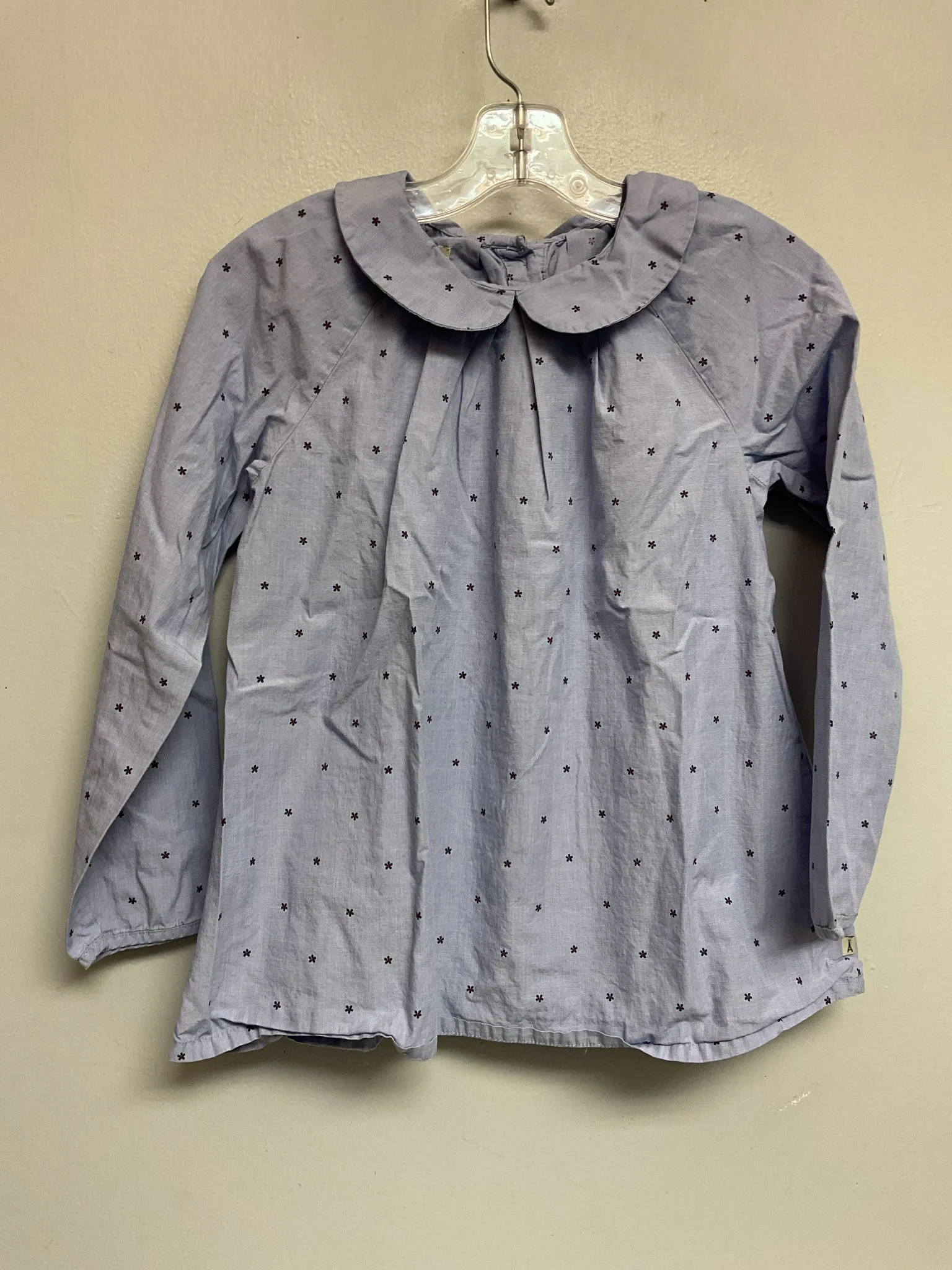 Alice a Paris Size 10 Blue Cotton Big Girls Blouses & Button Downs