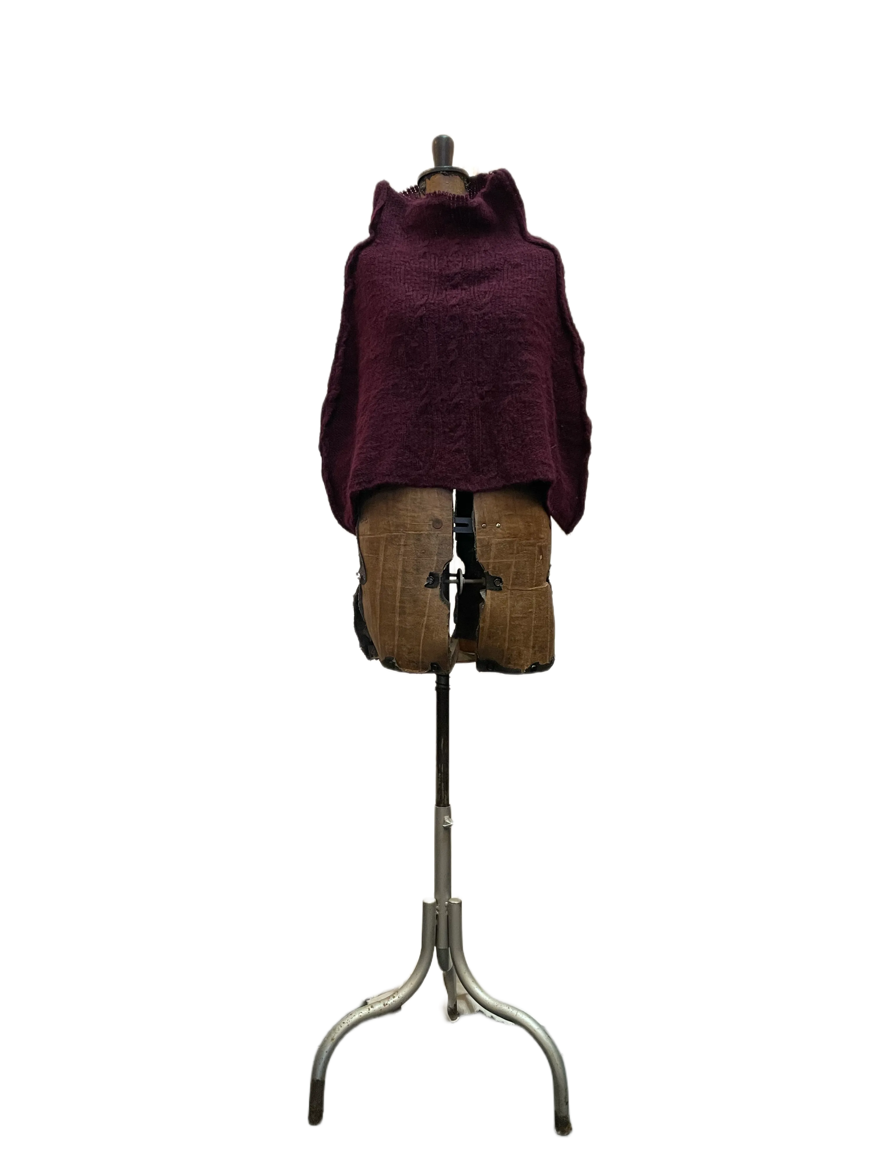 Alpaca cable capelet / shrug - chartreuse