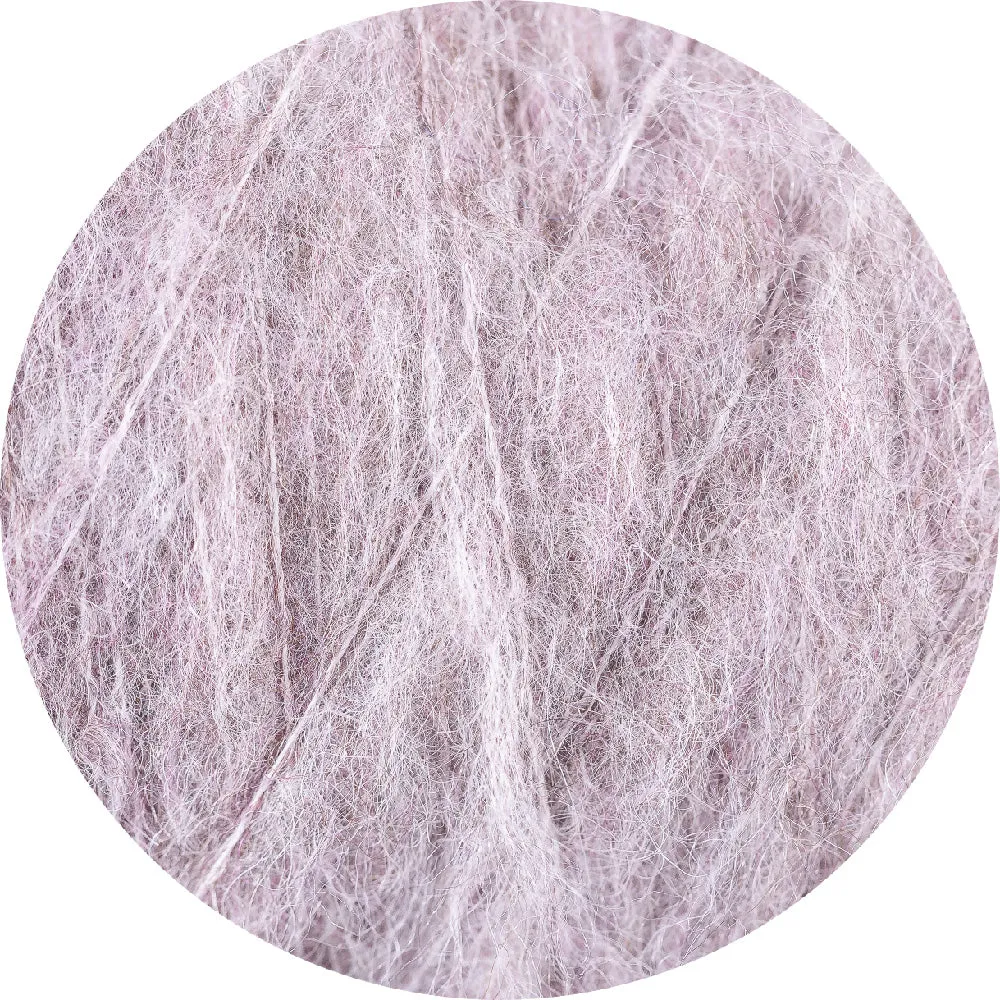 Alpaca capelet / shrug with foil hand print detail
