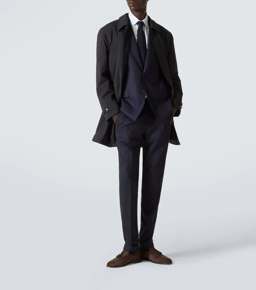 Brioni Wool, silk, and cashmere suit jacket