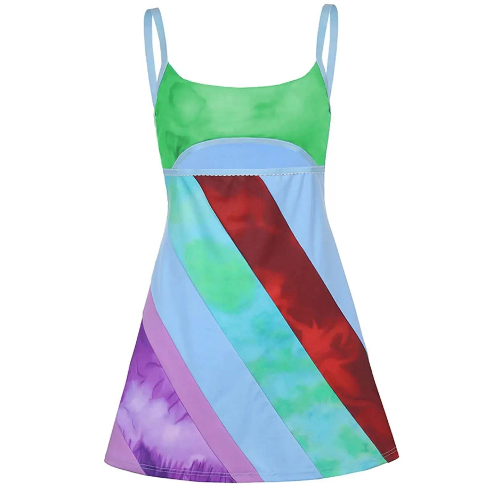 Cassia - Trendy Contrast A-Line Dress for Women