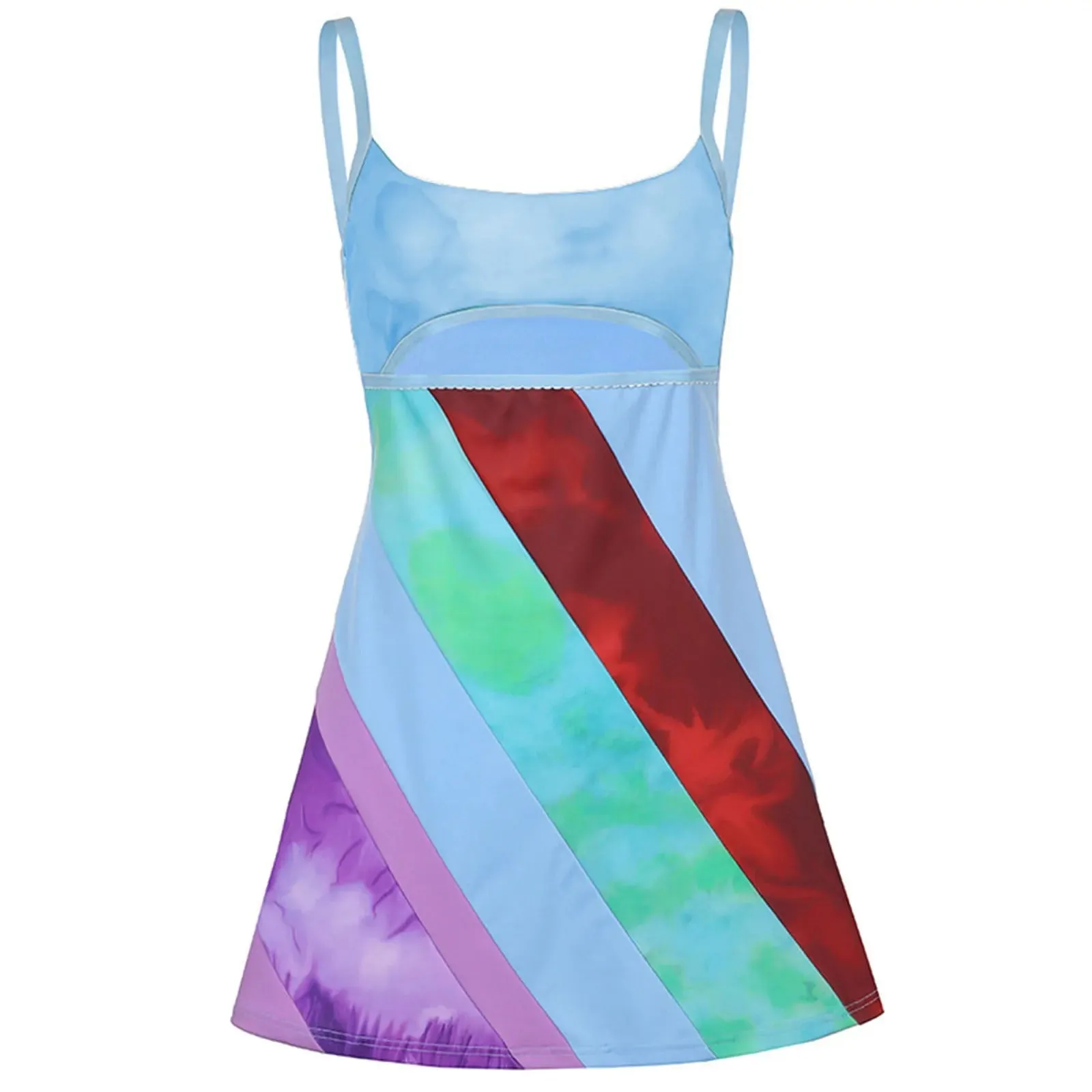 Cassia - Trendy Contrast A-Line Dress for Women