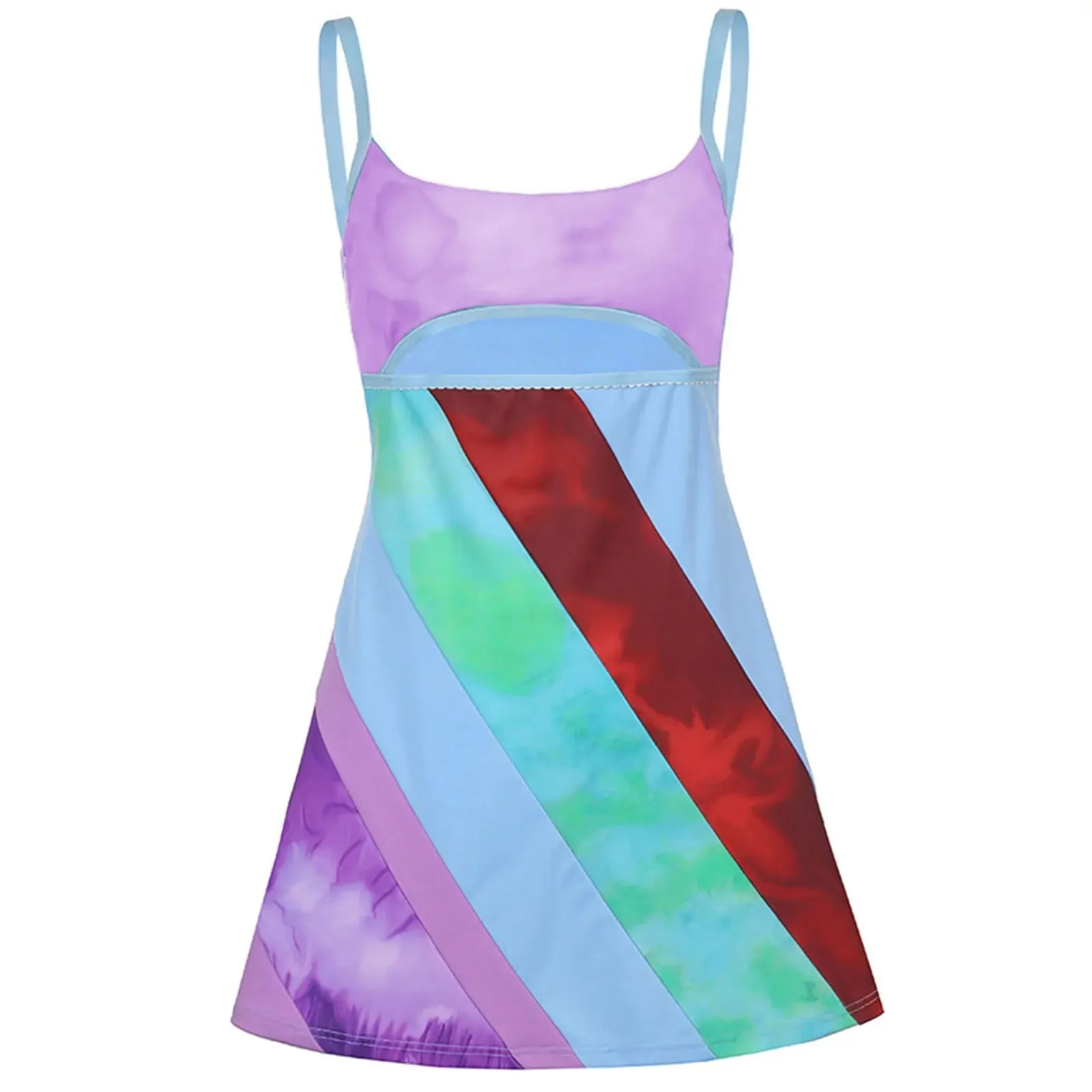 Cassia - Trendy Contrast A-Line Dress for Women