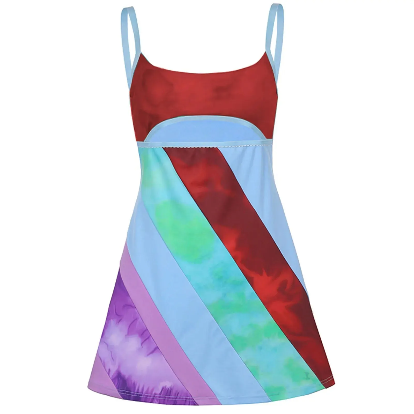 Cassia - Trendy Contrast A-Line Dress for Women