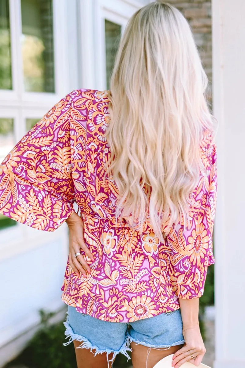 Charming Women's Floral Blouse - Perfect for Any Occasion