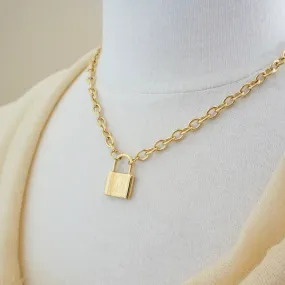 Chunky Padlock Necklace