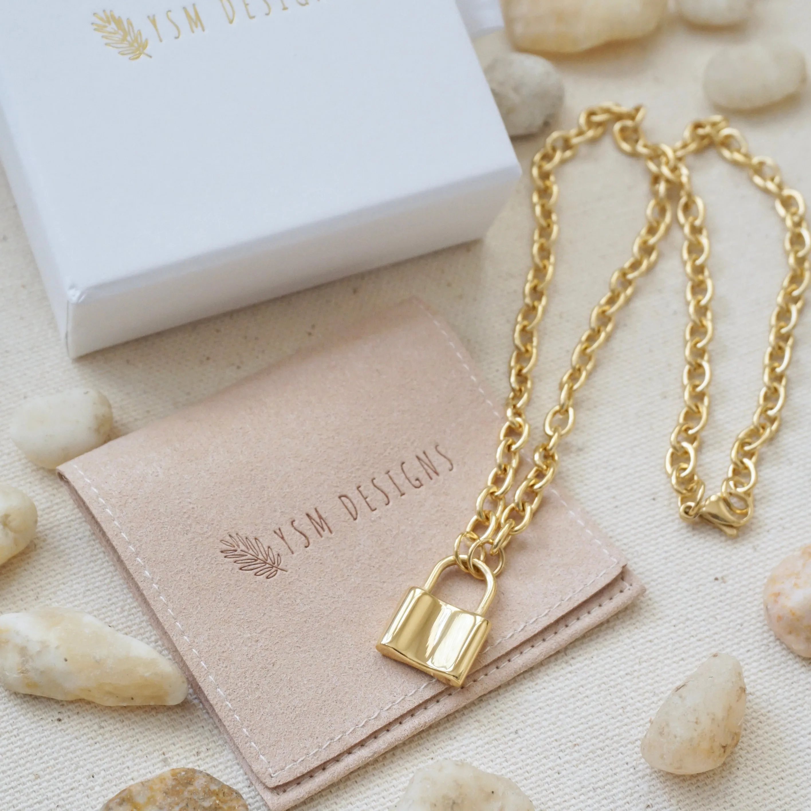 Chunky Padlock Necklace