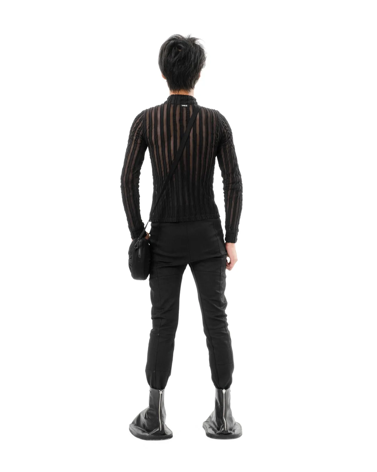 DIAPHANUM SHEER SLIM FIM ZIP UP CARDIGAN