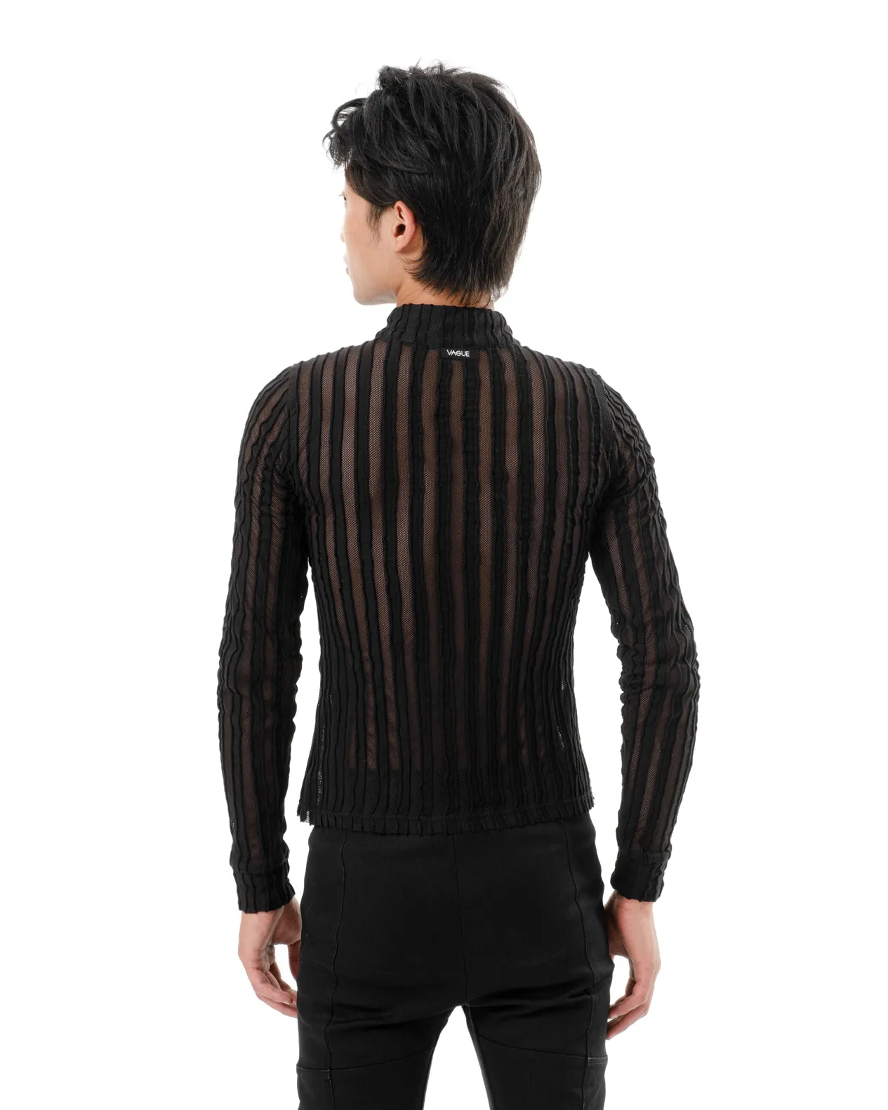 DIAPHANUM SHEER SLIM FIM ZIP UP CARDIGAN