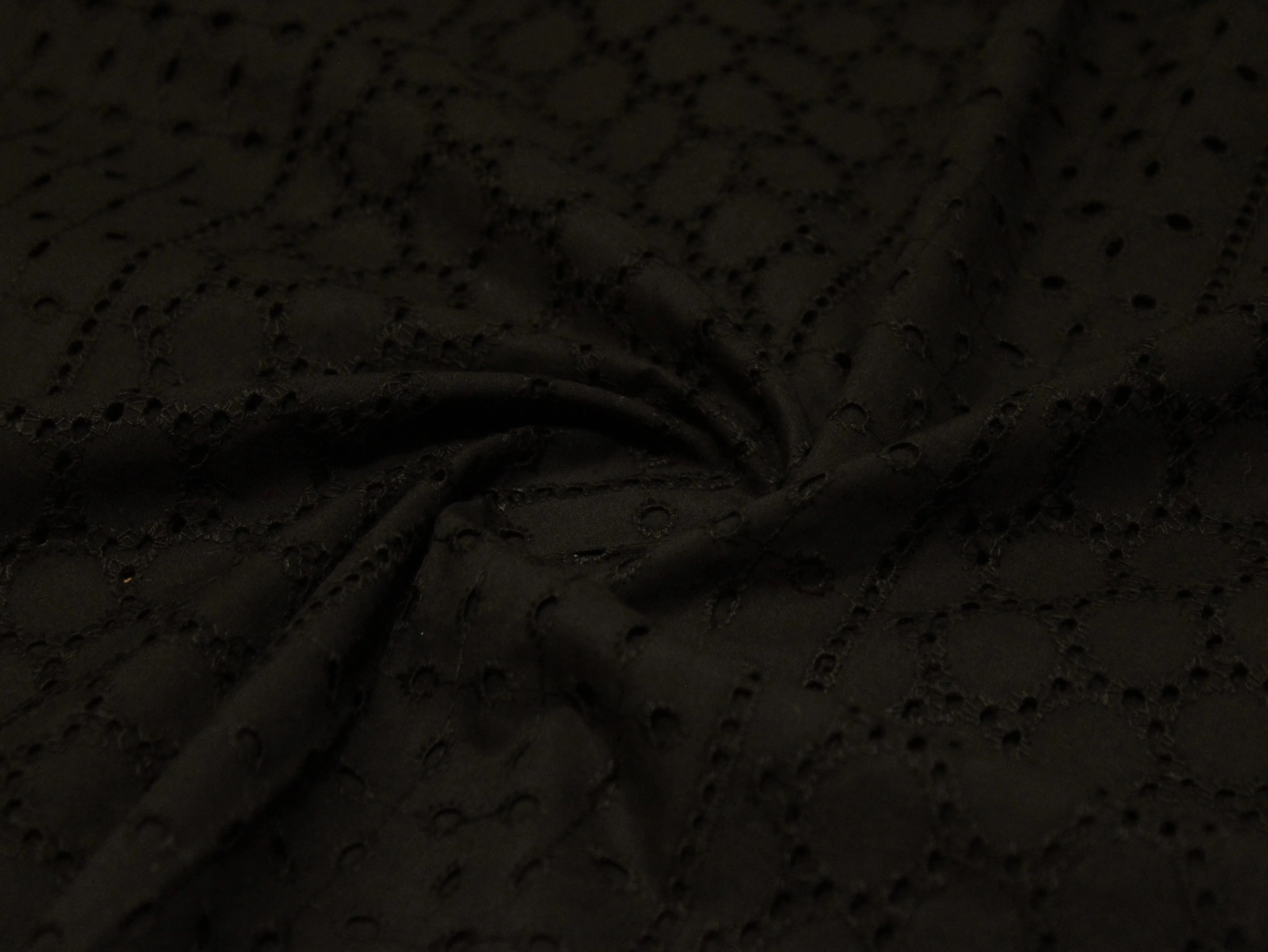 Dream weave -  Mal Mal Cotton Hakoba Fabric  - Black