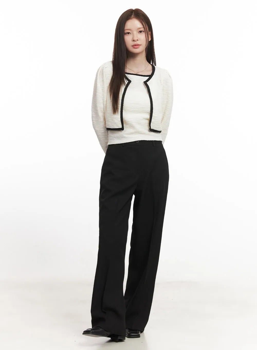 Essential Wide-Leg Slacks CA501