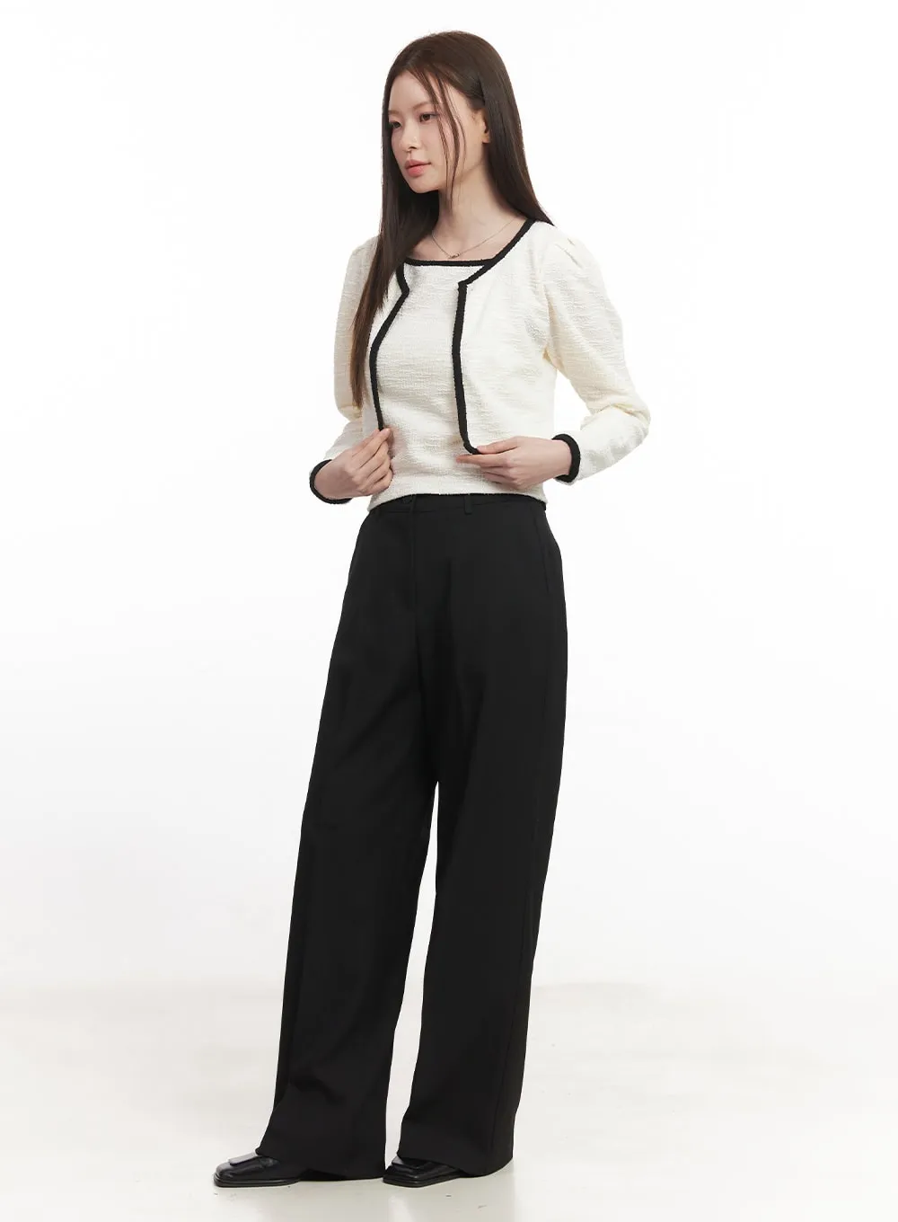 Essential Wide-Leg Slacks CA501