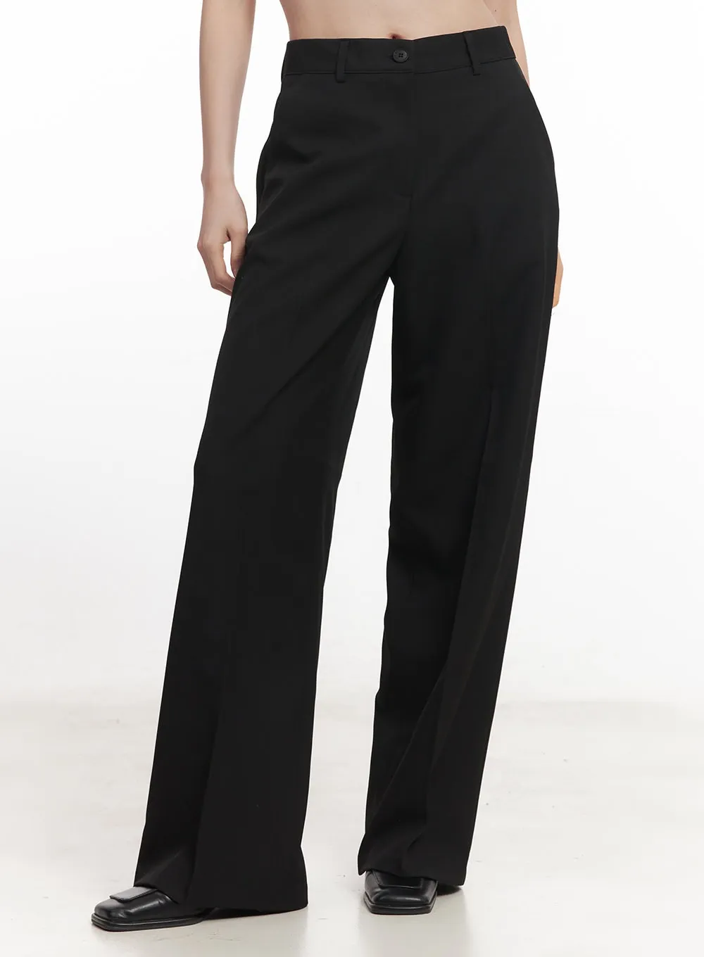 Essential Wide-Leg Slacks CA501