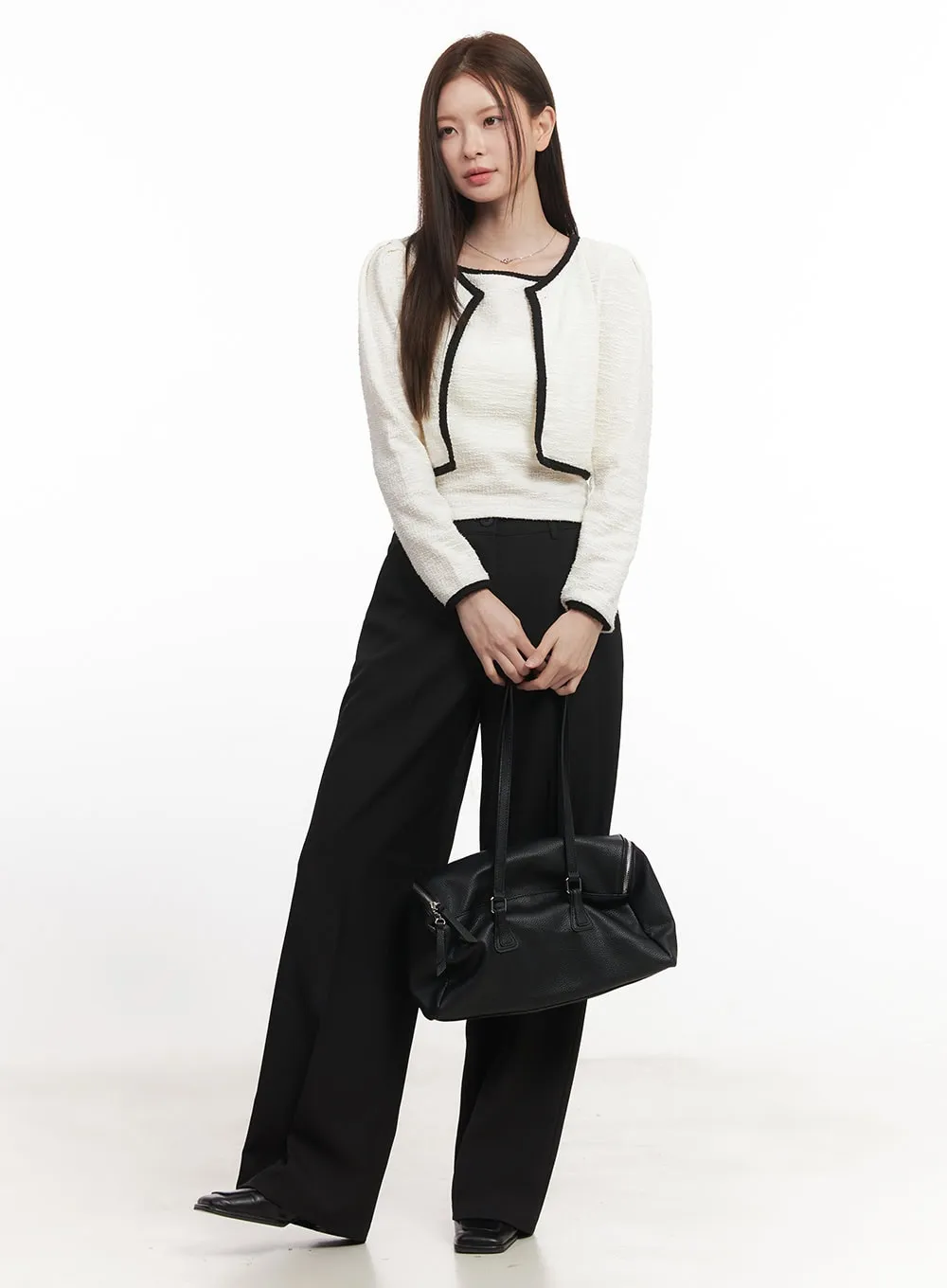 Essential Wide-Leg Slacks CA501