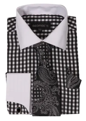 Fortino Landi AH615-BLK  Mens Shirt