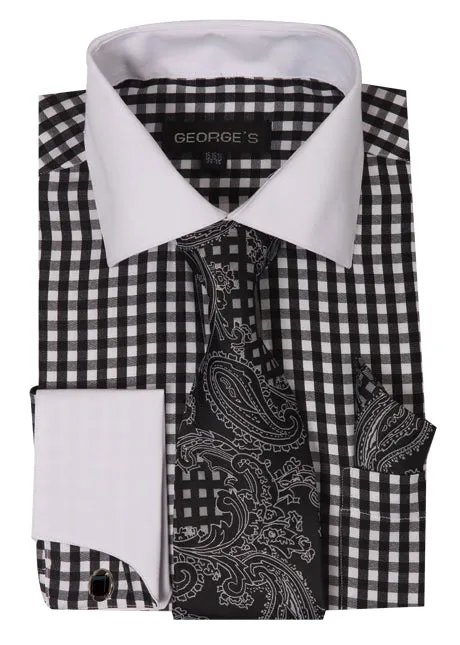 Fortino Landi AH615-BLK  Mens Shirt