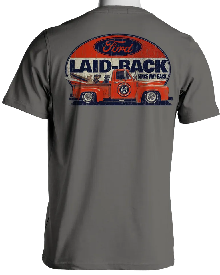 Halfway 55 Ford Truck Dogs T-Shirt