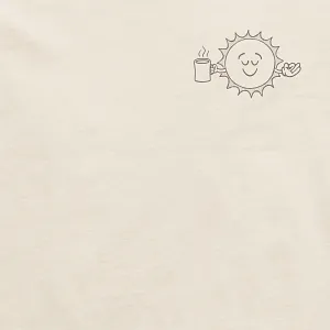 Life is Good M SS Crusher Showtime Rise Coffee Sun Tee PUTTY WHITE