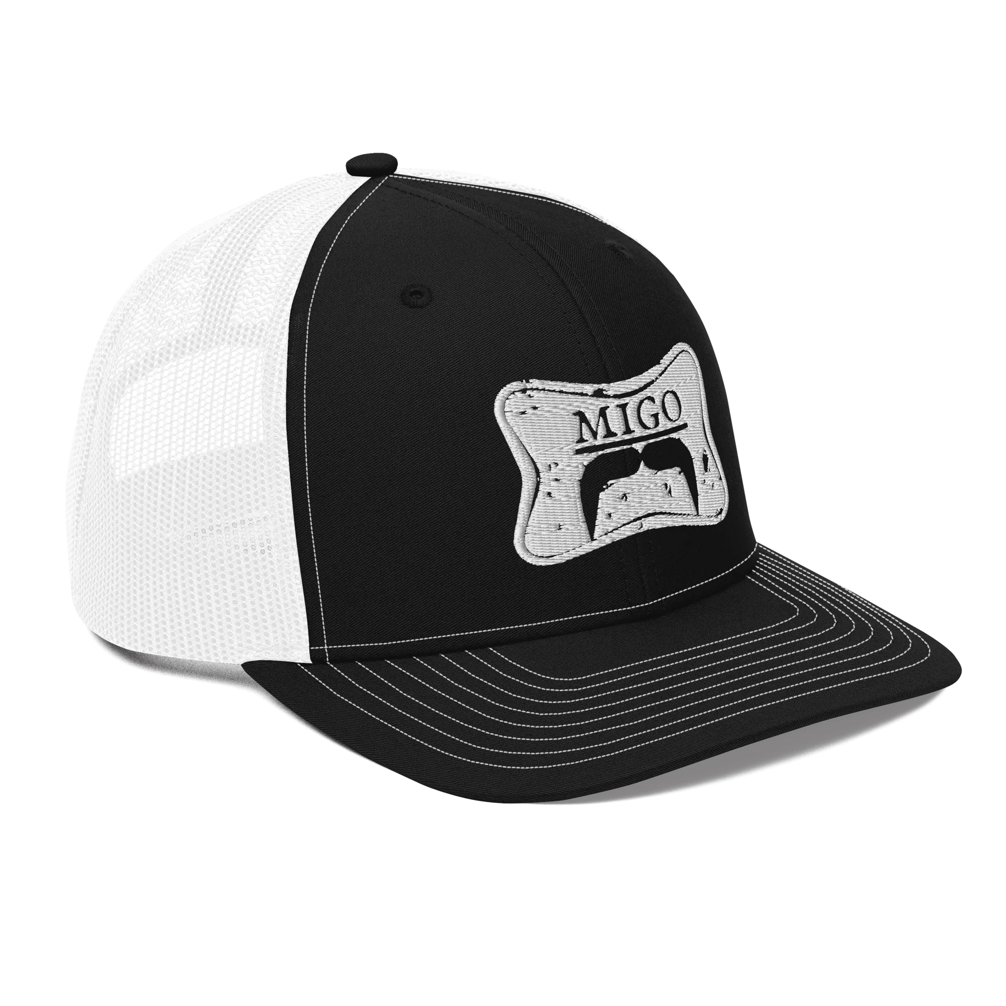 MIGO WHITE PATCHED - Trucker Cap