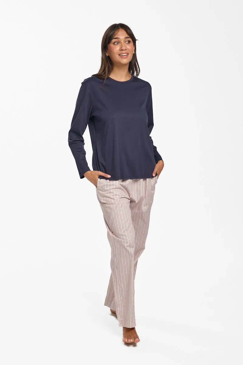 New PinStripe Pant Navy
