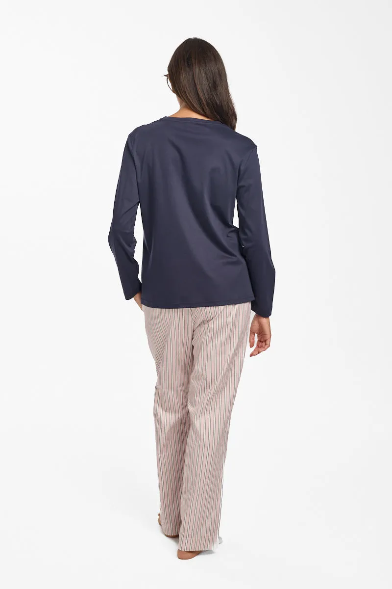 New PinStripe Pant Navy