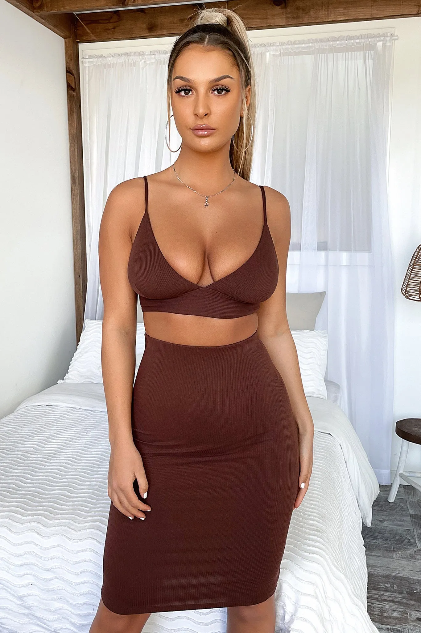 Nikita Skirt - Brown