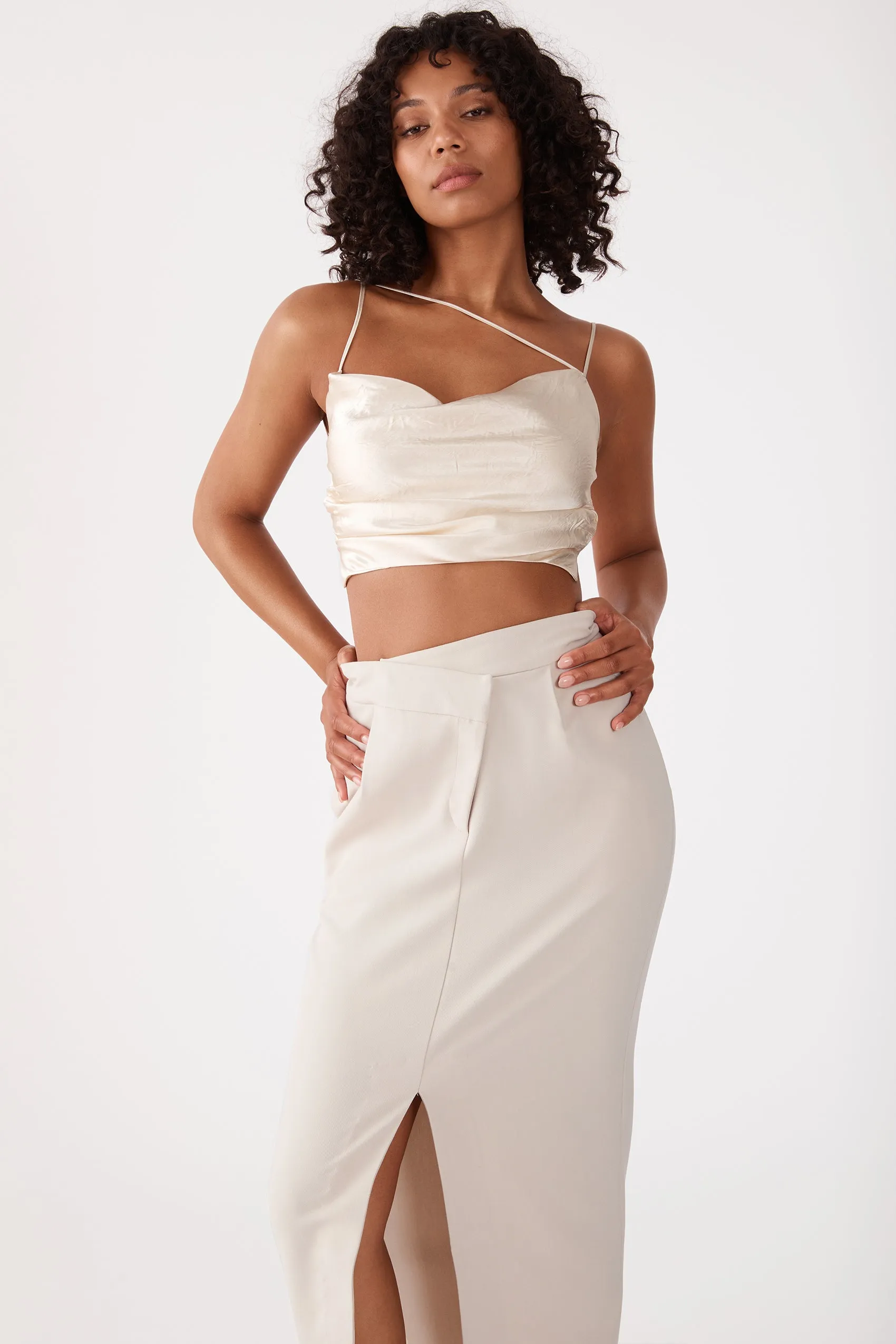 San Sloane Luxara Midi Skirt