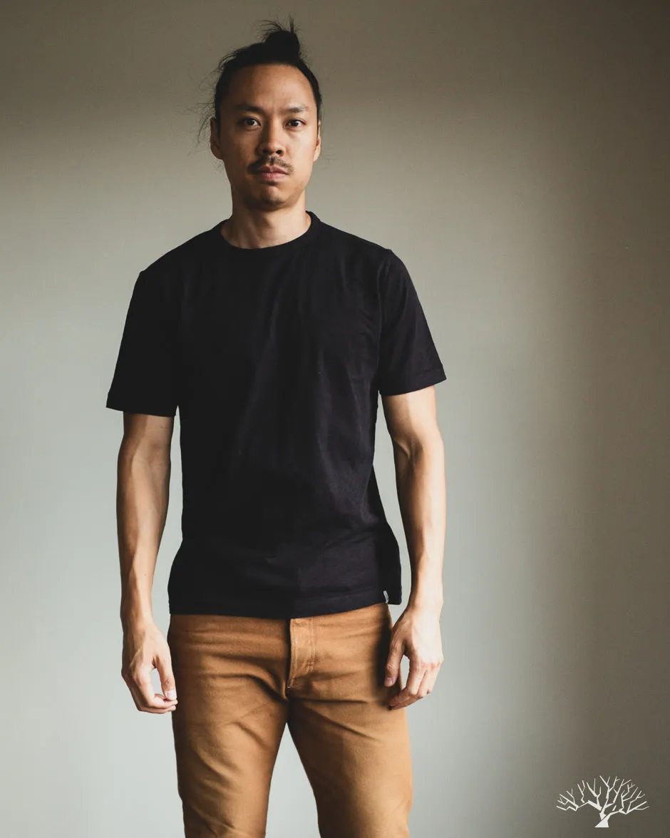SCT04 Pima Cotton Tee - Deep Black