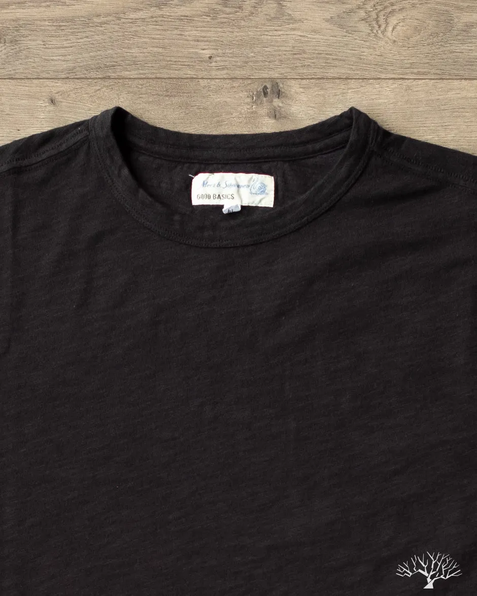 SCT04 Pima Cotton Tee - Deep Black