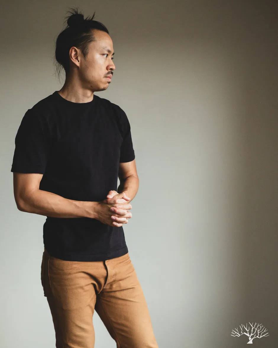 SCT04 Pima Cotton Tee - Deep Black