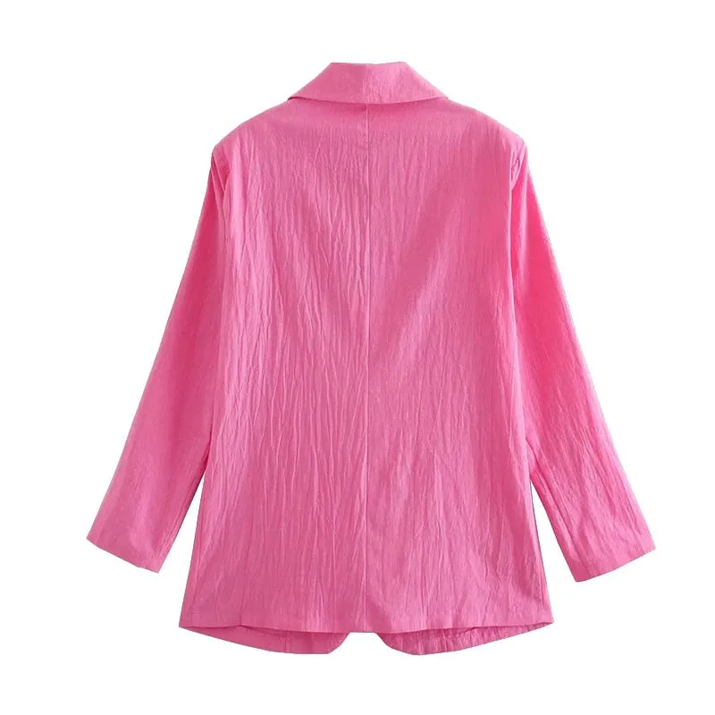 SINGLE BUTTON THIN BLAZER