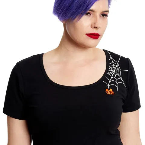 SS Disney Mickey Spider Web Kelly Top