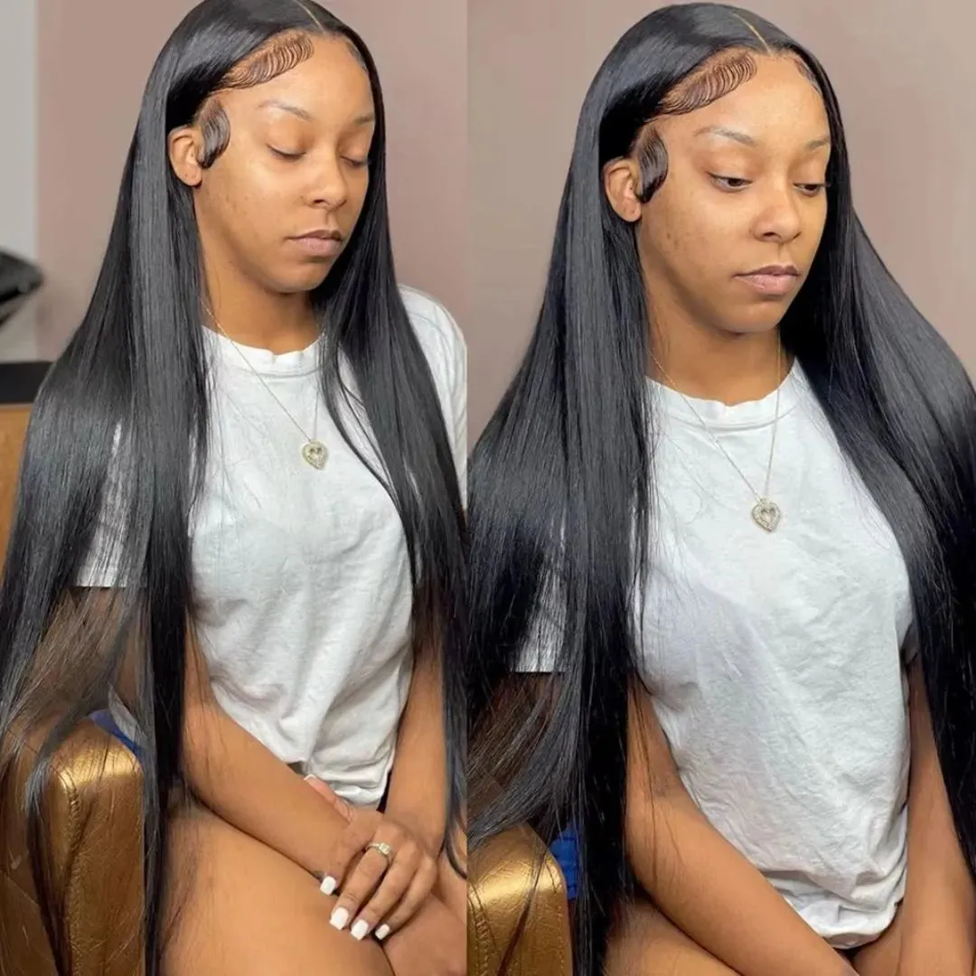 Straight Brazilian Virgin Human Hair Bundles  3 Pieces, 10-40 Inches