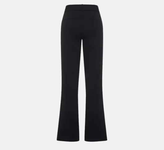 THEO - Aphrodite Bootcut Trousers in Black