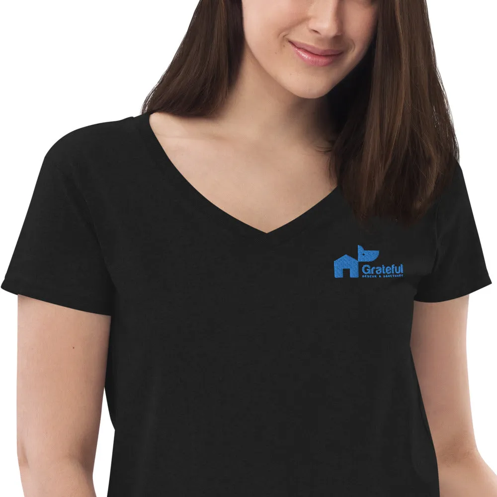V-neck Recycled Tees