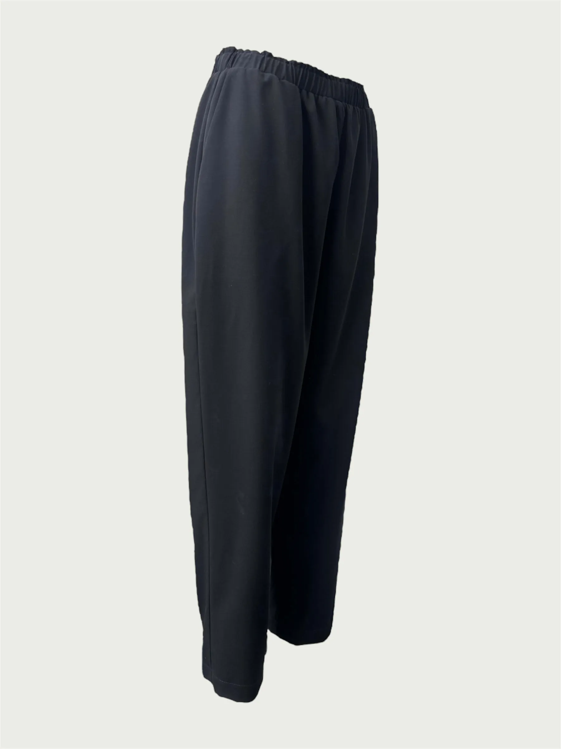 Wool Suiting Gathered Slacks in Black, medium / OG Price: $340.00